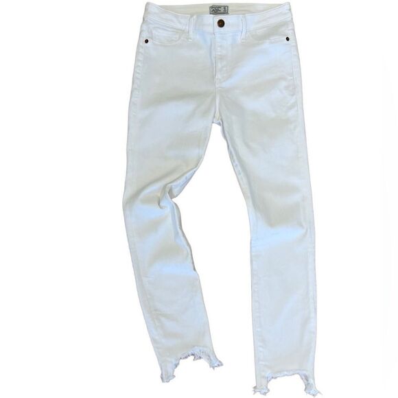 Abercrombie & Fitch Denim - Abercrombie & Fitch Harper low rise ankle jeans white size 4/27